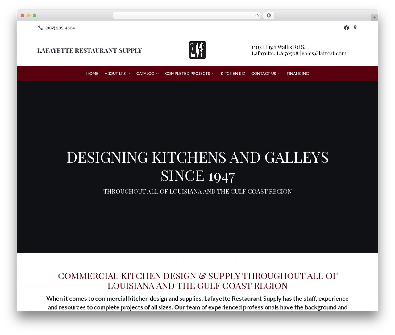 Beacon Theme WordPress shop theme - lrsfoodservice.co