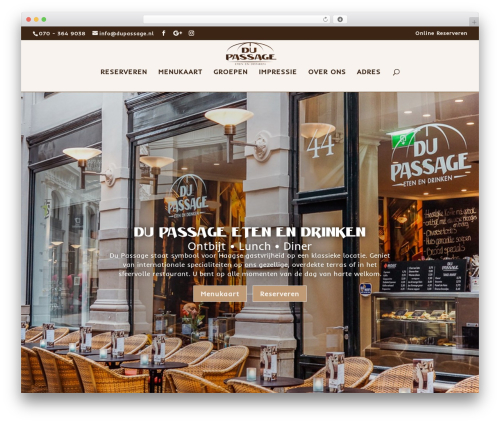 Divi WordPress theme - dupassage.nl