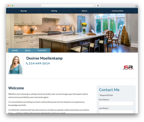 IXACT Framework WordPress theme - desireesellsdfw.com