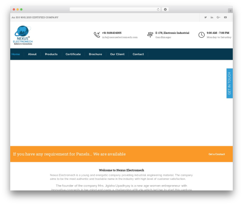 Kroth WordPress theme - nexuselectromech.com