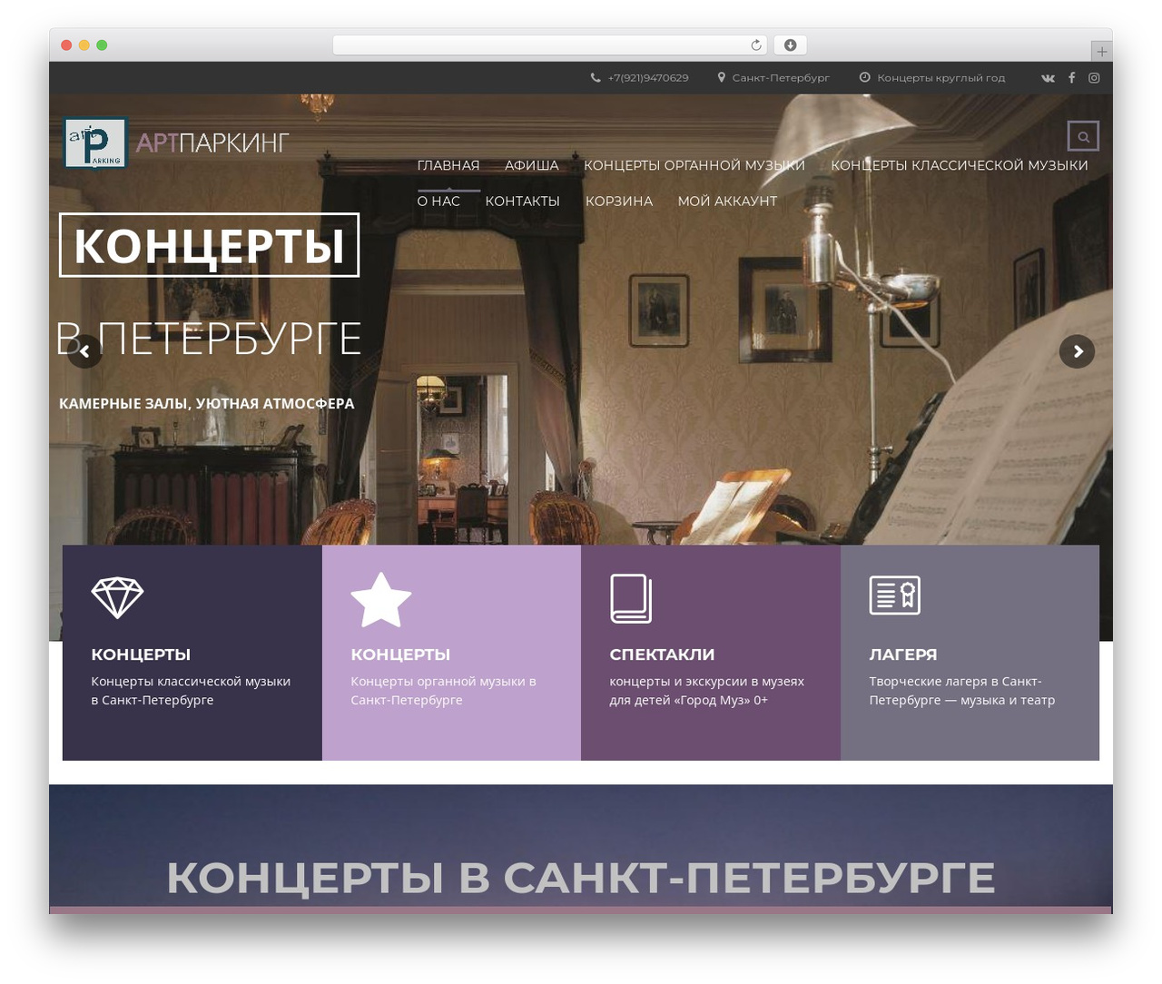 Master Study WordPress theme - artparking.org