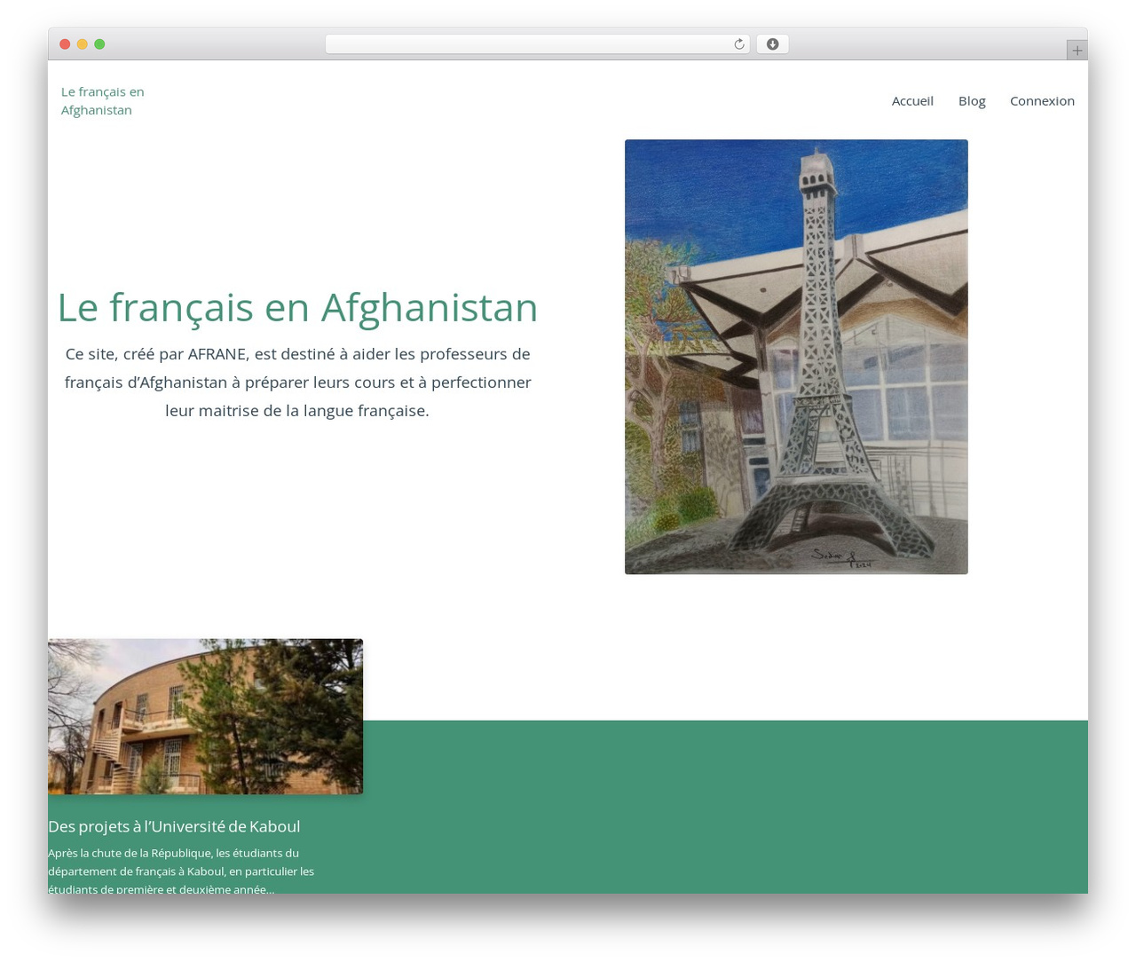 MasterStudy premium WordPress theme - francais-afghanistan.org