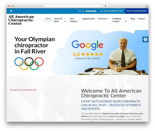Parent Theme WordPress theme - allamericanchiro.net