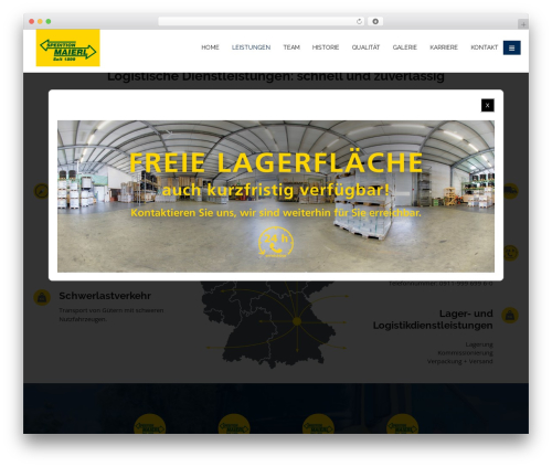 WordPress theme Studiox - maierlsped.de