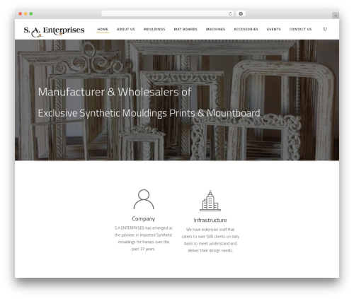 WordPress theme SA - saenterprises.net