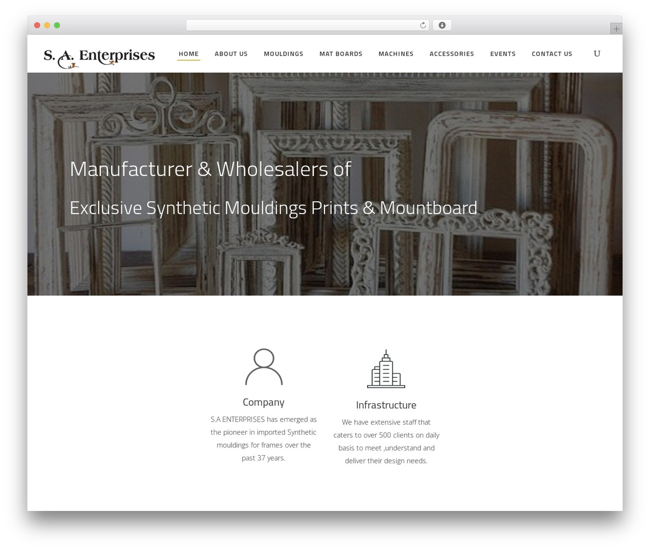 WordPress theme SA - saenterprises.net