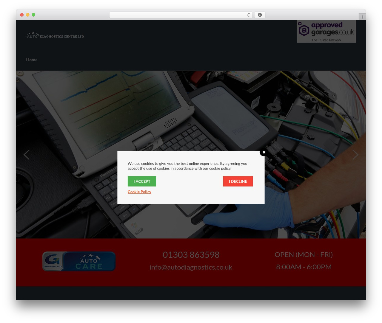 WP theme Autoresq - autodiagnosticscentre.co.uk