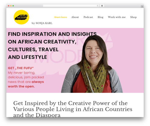 Bm builder WordPress plugin - africamodern.org