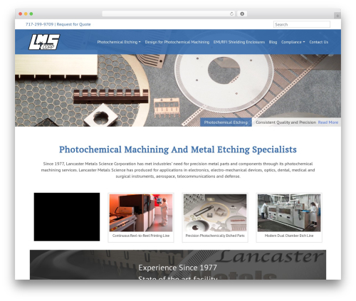 b2bdd WordPress theme design - lancaster-metal-etching.com