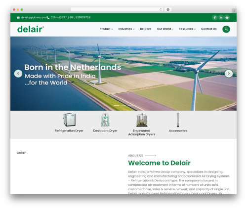 BootScore WordPress theme - delairindia.com