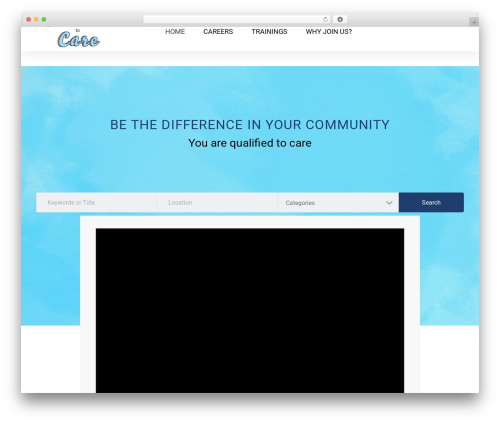Careerfy WordPress website theme - qualifiedtocare.org