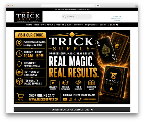 Flatsome WordPress theme - tricksupply.com