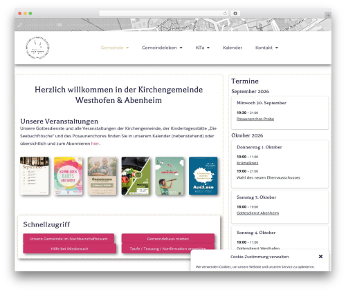 Ics calendar pro WordPress plugin - westhofen-abenheim.de