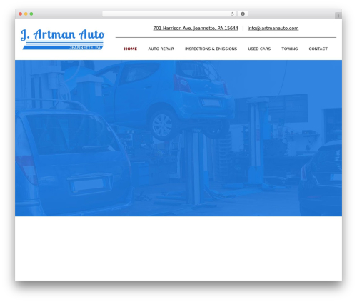 Hello Elementor WordPress theme - jartmanauto.com