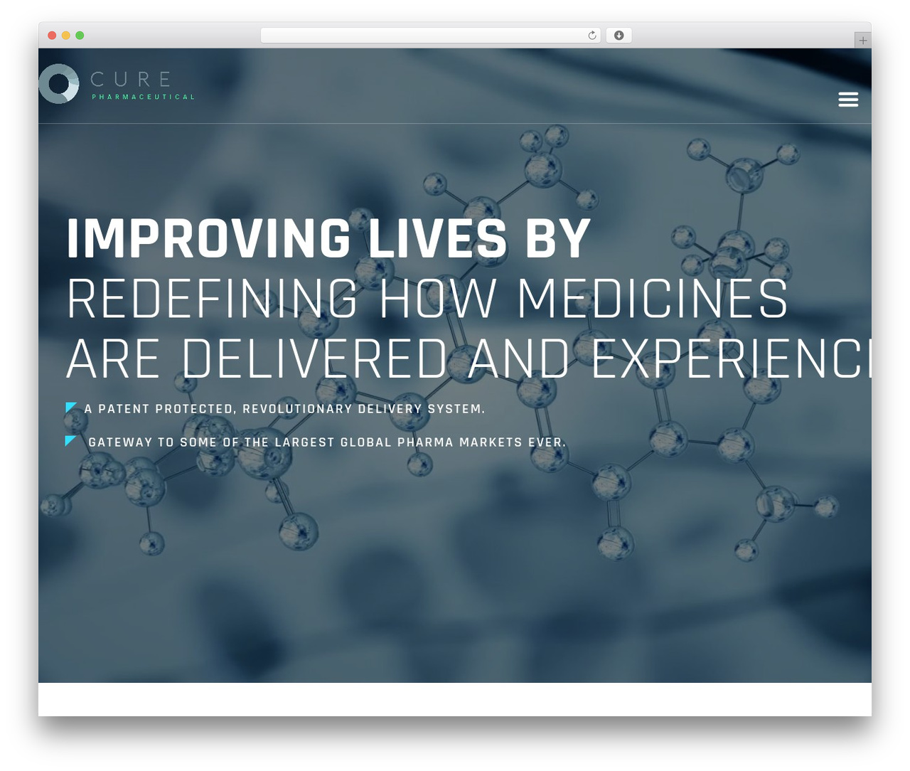 LabtechCO WP theme - curepharmaceutical.com
