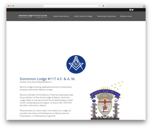 Make free WordPress theme - dominionlodge.ca