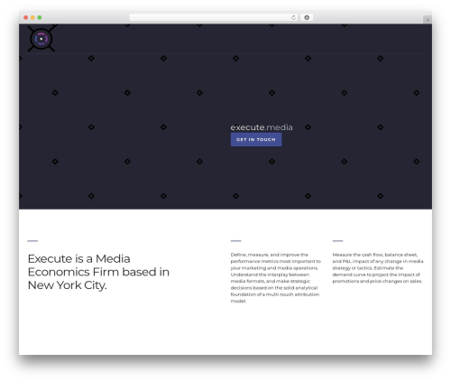 Material WordPress theme - execute.media