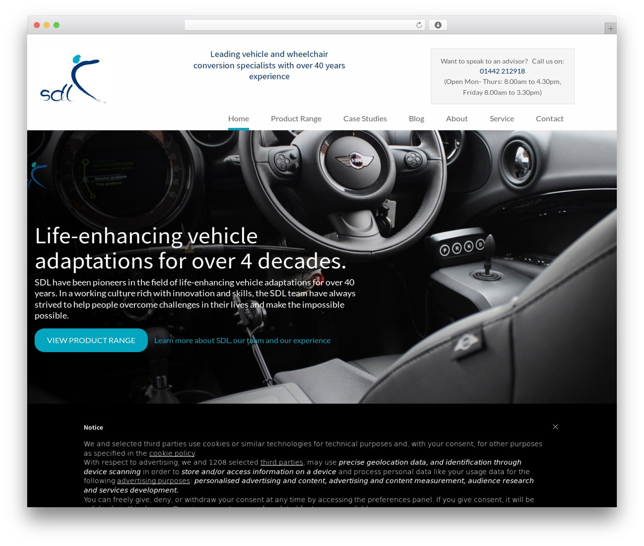 Project name WordPress theme - steeringdevelopments.co.uk