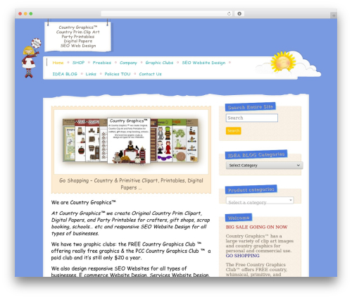 Pulp WordPress WP theme - countrygraphics.com