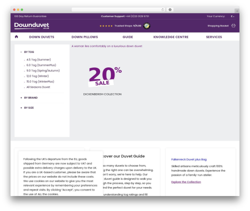SC Theme theme WordPress - downduvet.co.uk