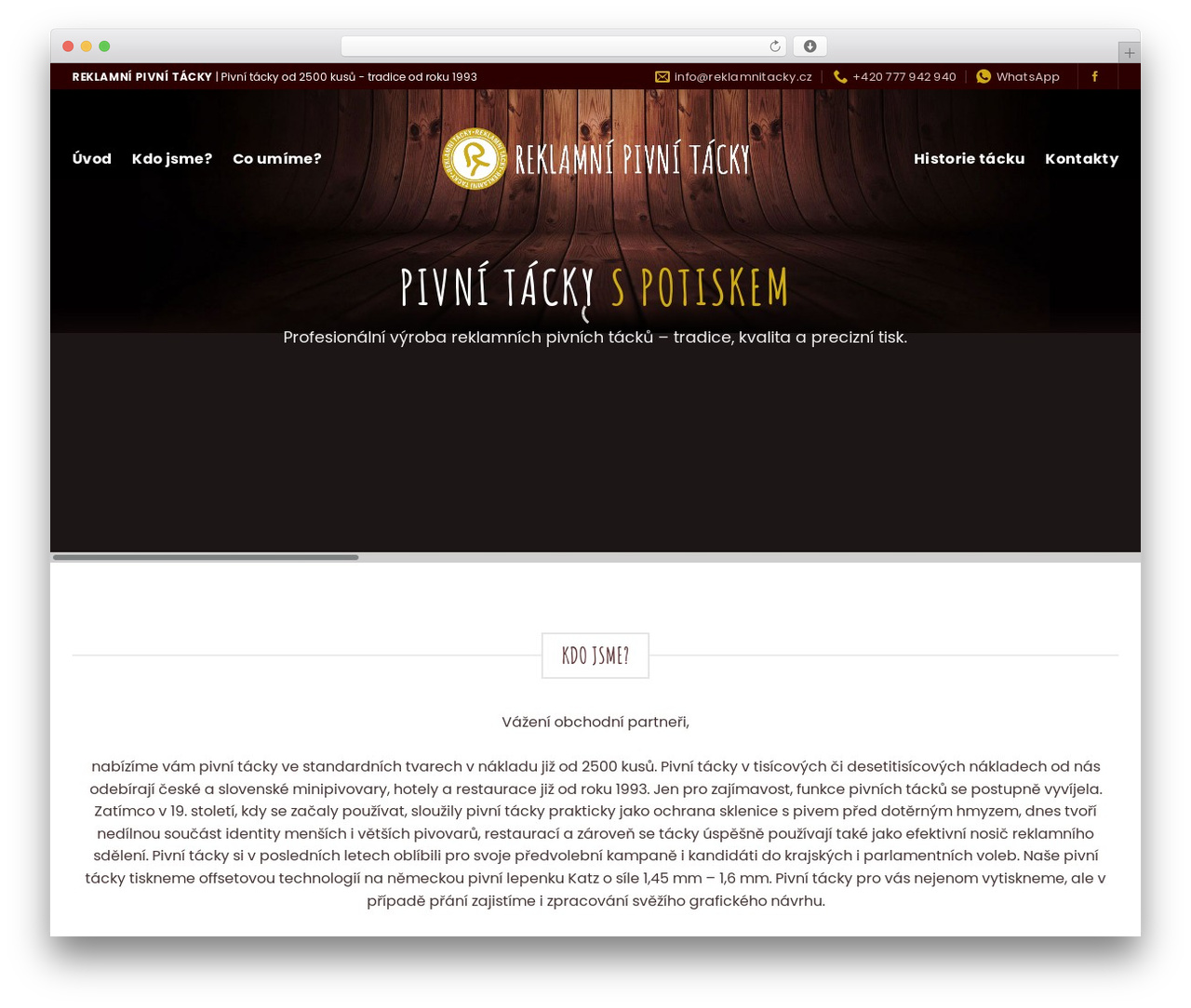 Theme WordPress HOTsystem - reklamnitacky.cz