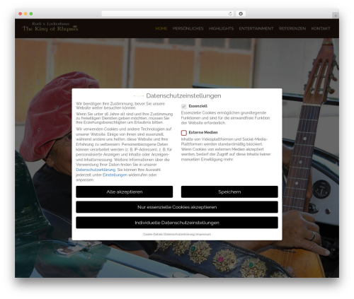 Theme WordPress Comet WP - troubadour.at