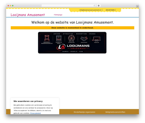 Theme WordPress Looijmans Theme - looijmansamusement.nl