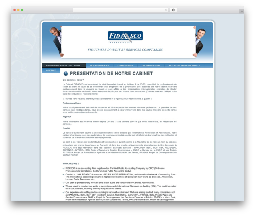 theme1 WordPress theme - fidasco.com