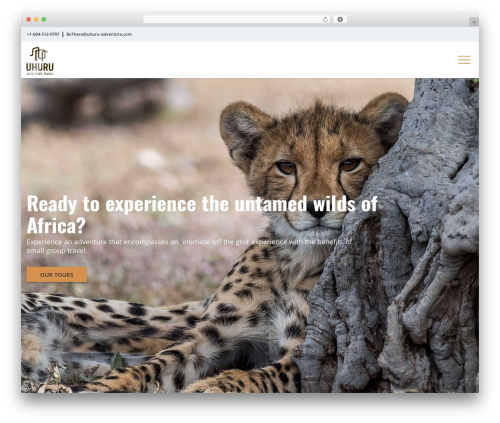 WordPress theme AM2 Theme - uhuruadventure.com