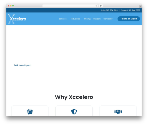 WordPress theme bootScore - xccelero.com