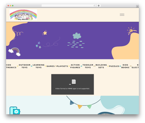 WordPress theme Cutie - rainbowsworldfcc.com