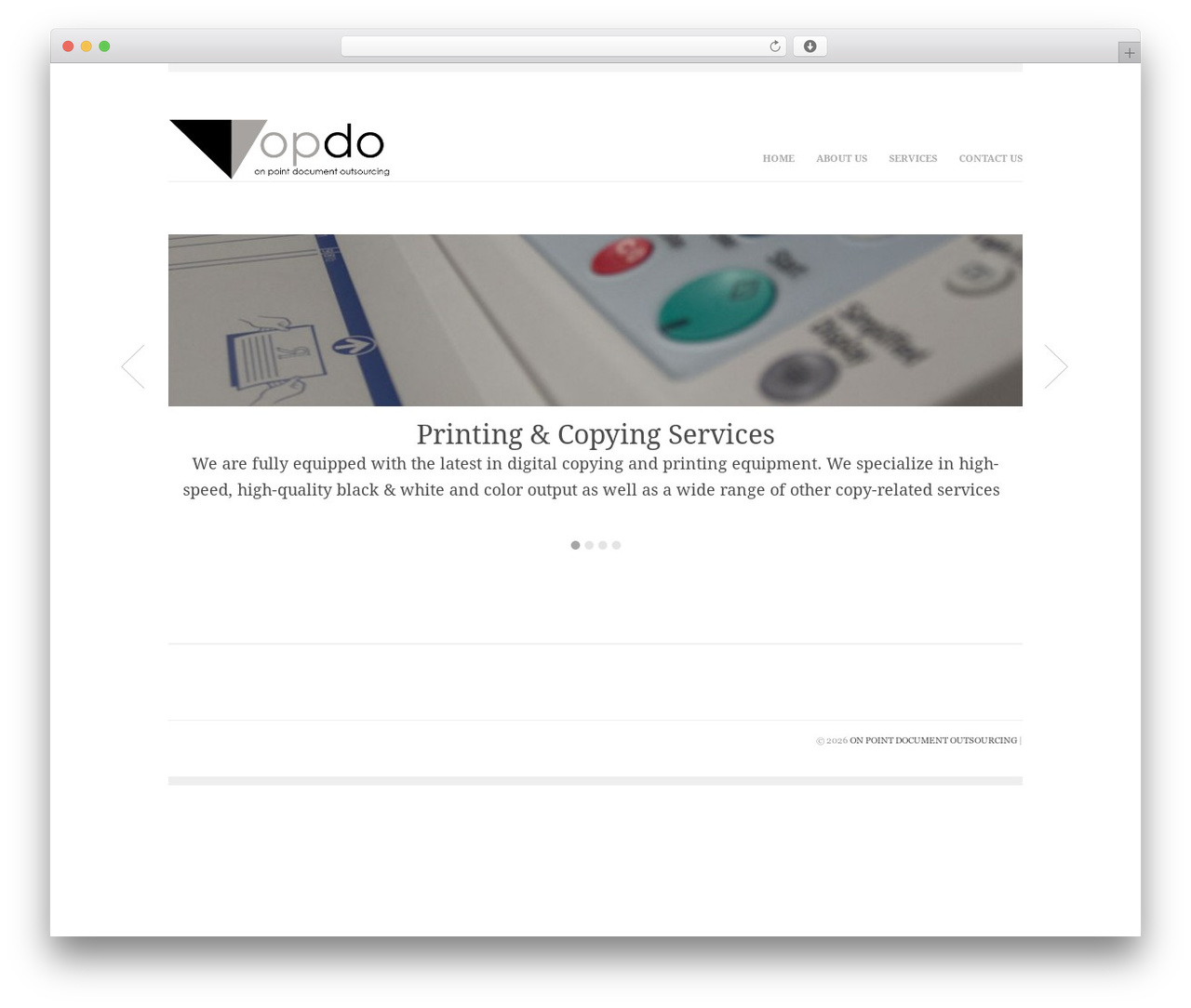 WordPress theme Slate WordPress Theme - onpointoakland.com