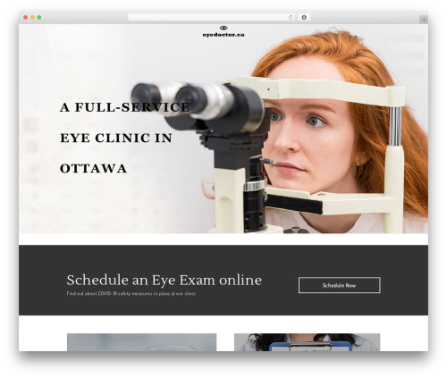 WordPress theme smarteye - eyedoctor.ca