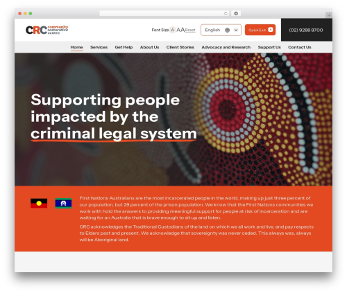 Super floating flying menu WordPress plugin - www.crcnsw.org.au