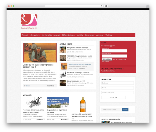 WordPress theme WP-Bold - romanduvin.ch