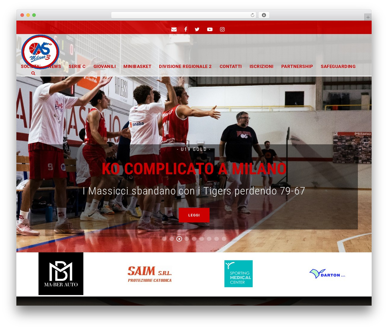 BigSlam WordPress theme - milano3basket.com BigSlam WordPress theme - milano3basket.com