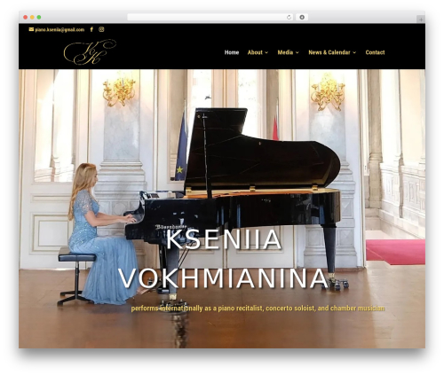 Divi WordPress theme - kseniiavokhmianina.com