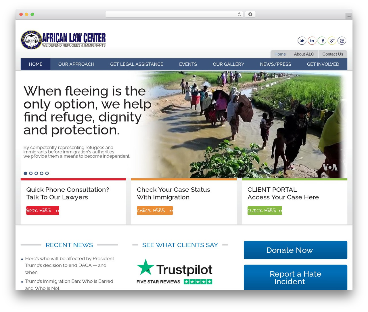 Deborah theme WordPress - africanlawcenter.org