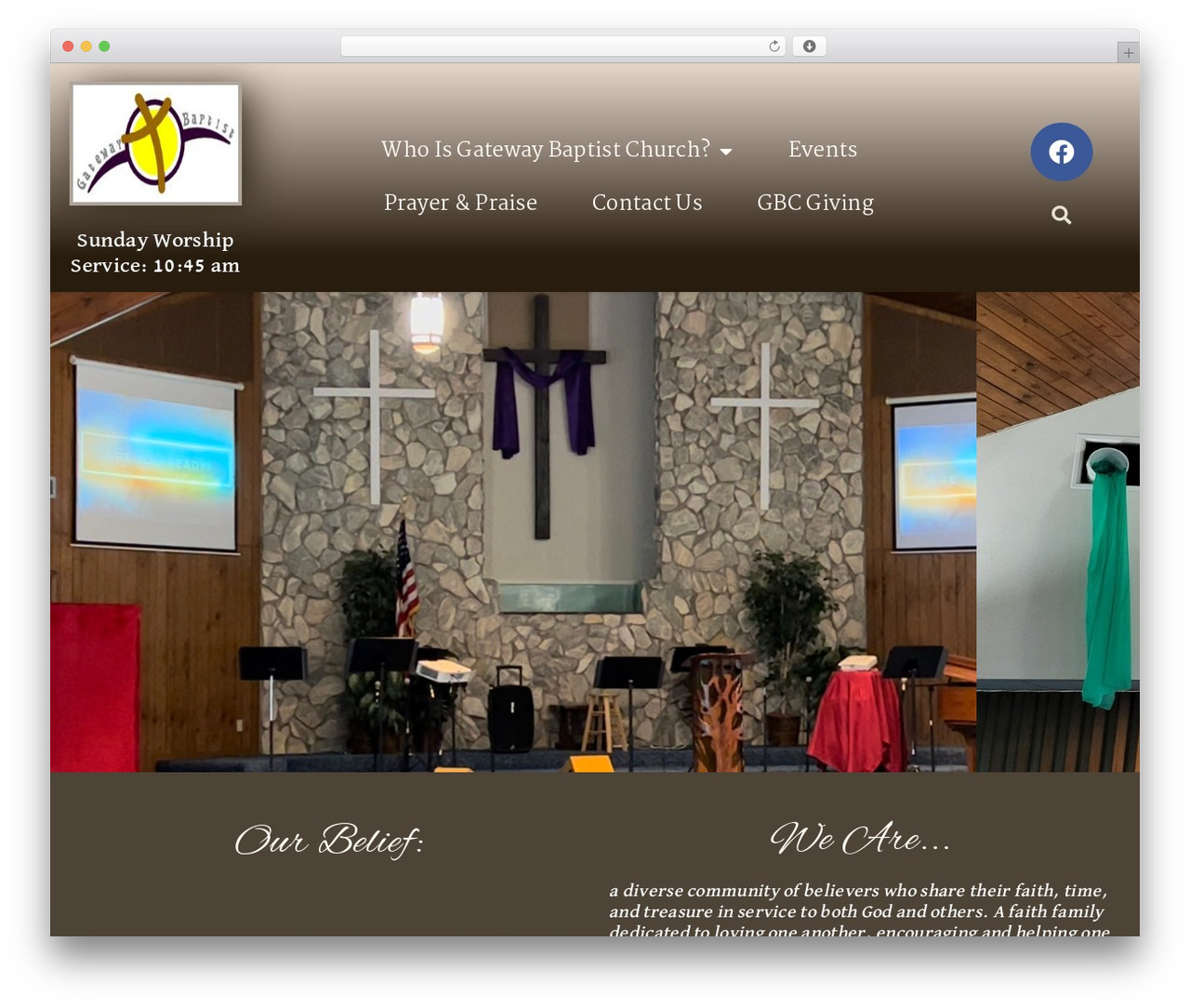 Hello Elementor WordPress theme - gatewaybc.church