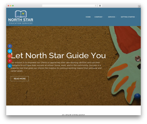 Layers WordPress theme design - northstared.org