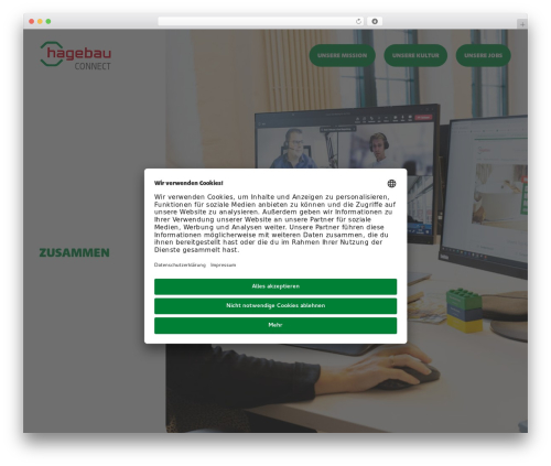 template theme WordPress - hagebau-connect.de