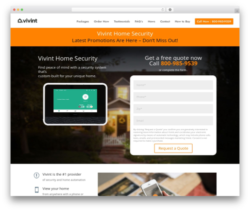 Theme WordPress Divi - vivintsecuritycameras.com