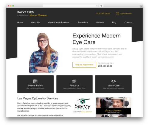 VS Theme #3 WordPress theme - visionsource-savvyeyes.com