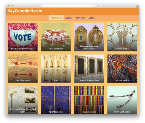 WordPress theme Simple Grid PRO - kaycampbell.com