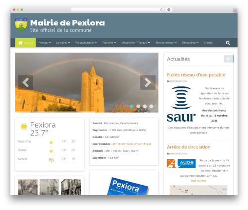 WordPress theme 6temflex - pexiora.fr