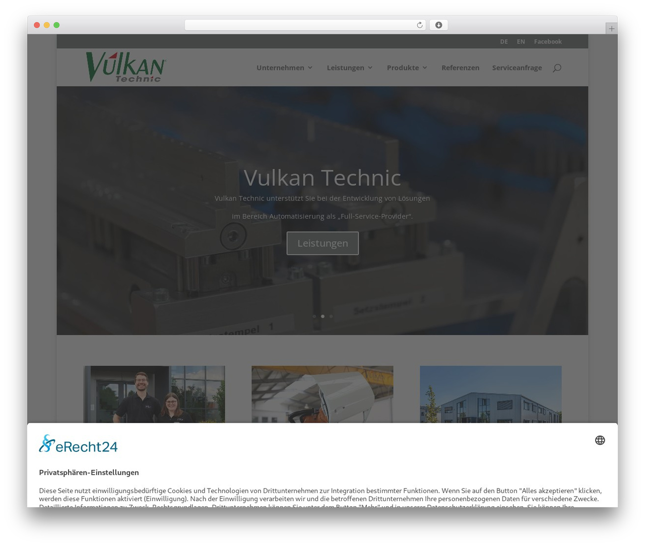 WordPress theme Divi - vulkantechnic.de WordPress theme Divi - vulkantechnic.de