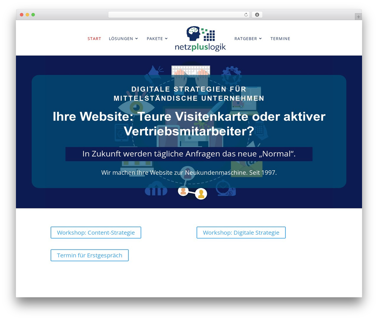 WordPress website theme Divi - netzpluslogik.de WordPress website theme Divi - netzpluslogik.de
