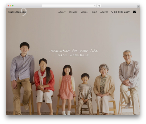 WP theme custom - innovation9.net
