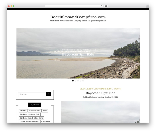 Writee top WordPress theme - beerbikesandcampfires.com