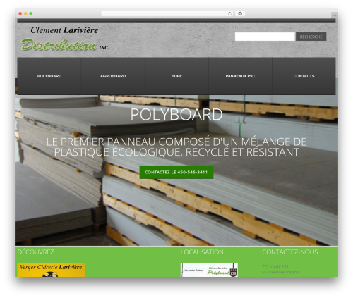 cherry WordPress theme - polyboard.ca